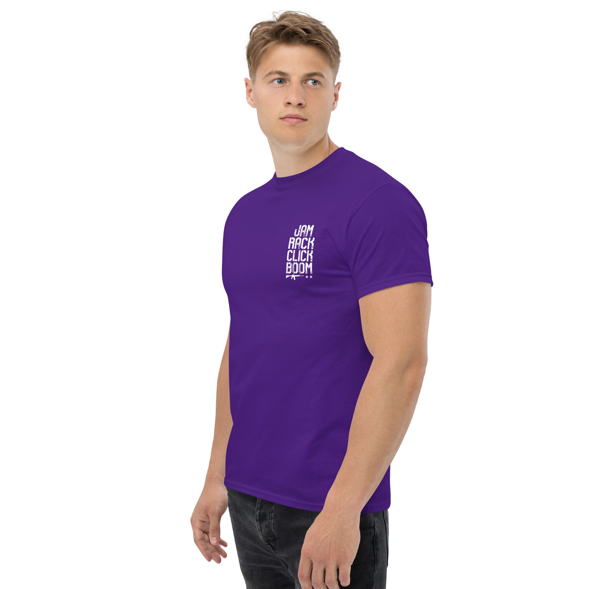 unisex-classic-tee-purple-left-front-666b6c7a9e590.jpg